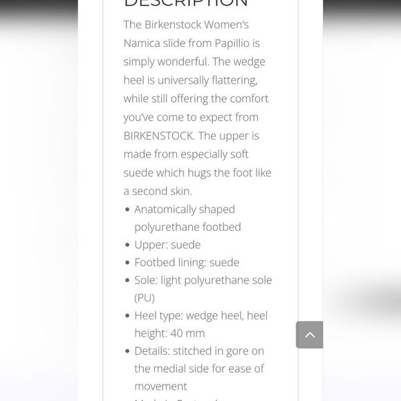 Birkenstock Papillio Namica Suede Sandal- Antique Black Washed Metallic - Picture 7 of 11